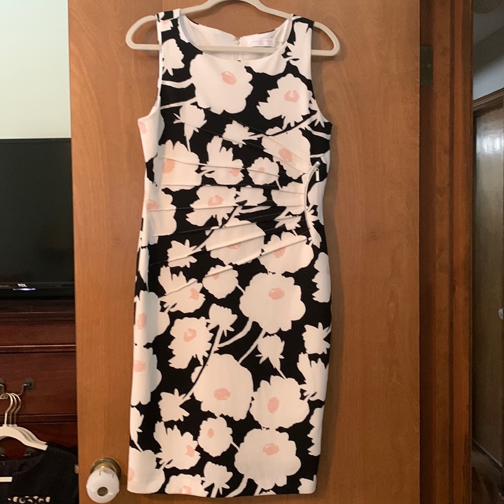 Adrienne vittadini- floral sheath dress- size 10
